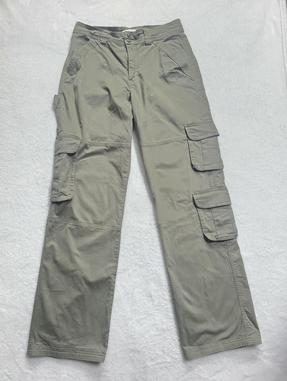 Abercrombie & Fitch Olive Green Cargo Pants 29/8 Utility Y2K